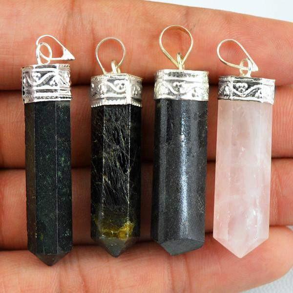 gemsmore:Natural Healing Point Pendant Lot