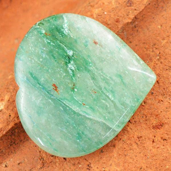 gemsmore:Natural Heart Shape Aquamarine Genuine Gemstone