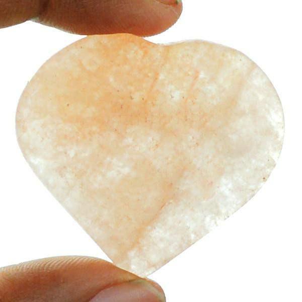 gemsmore:Natural Heart Shape Aventurine Untreated Loose Gemstone