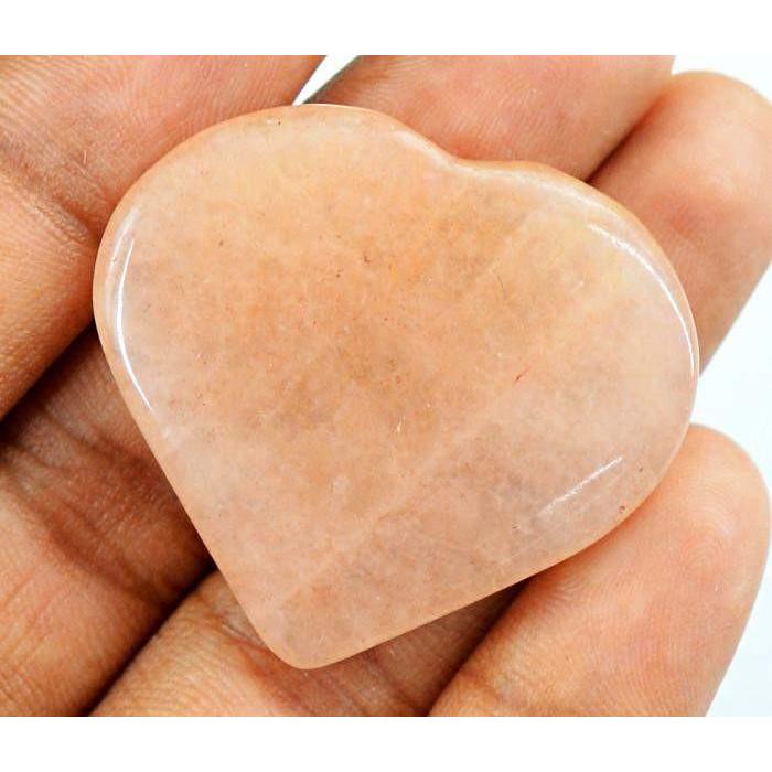 gemsmore:Natural Heart Shape Aventurine Untreated Loose Gemstone