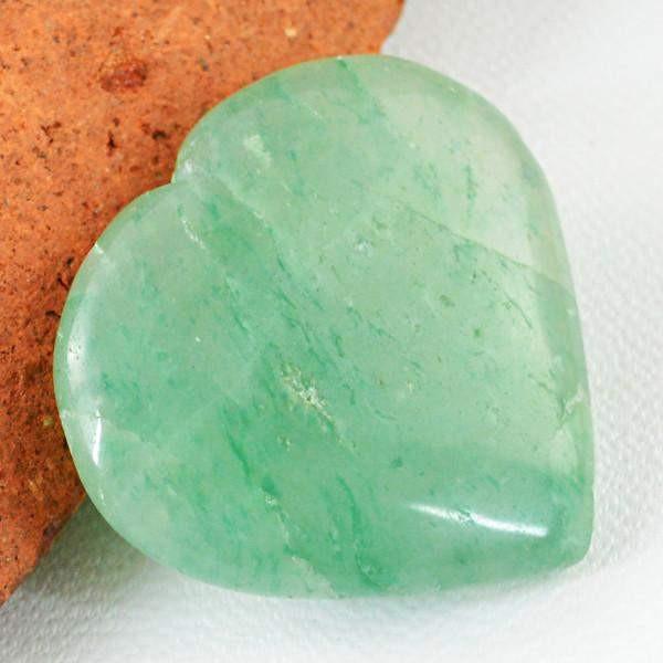 gemsmore:Natural Heart Shape Green Aquamarine Gemstone