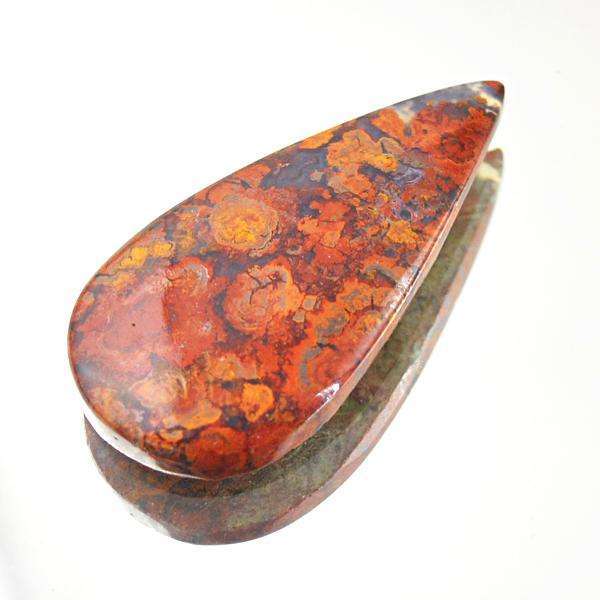 gemsmore:Natural Hungarian Agate Pear Shape Loose Gemstone