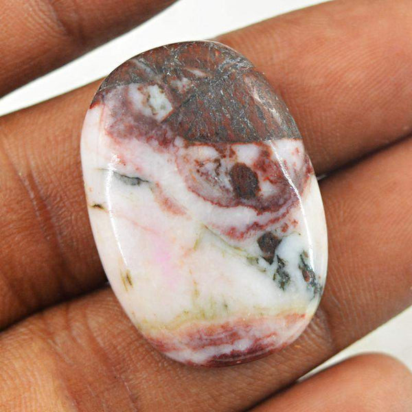 gemsmore:Natural Indian Opal Oval Shape Untreated Gemstone
