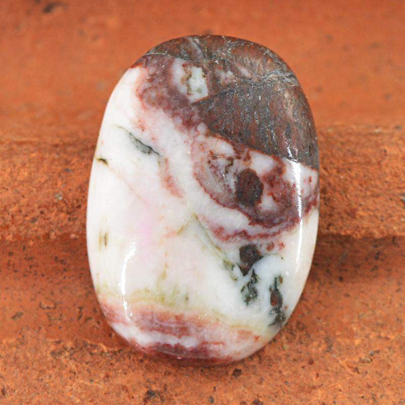 gemsmore:Natural Indian Opal Oval Shape Untreated Gemstone