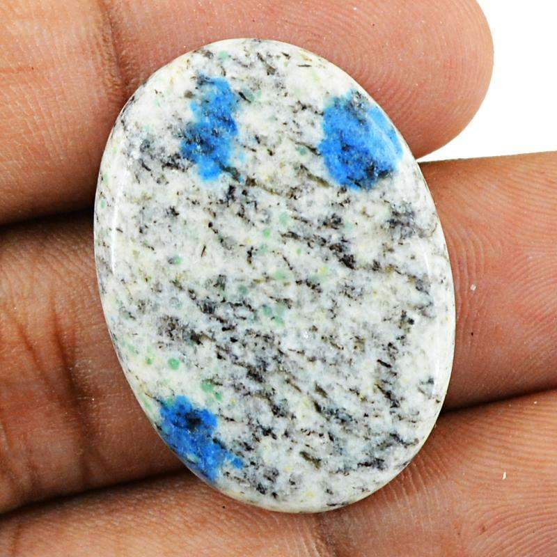 gemsmore:Natural K2 Jasper Gemstone Oval Shape