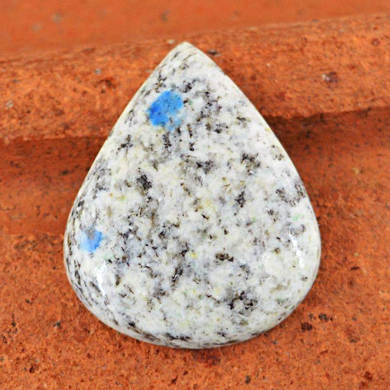 gemsmore:Natural K2 Jasper Gemstone Pear Shape - Untreated Loose