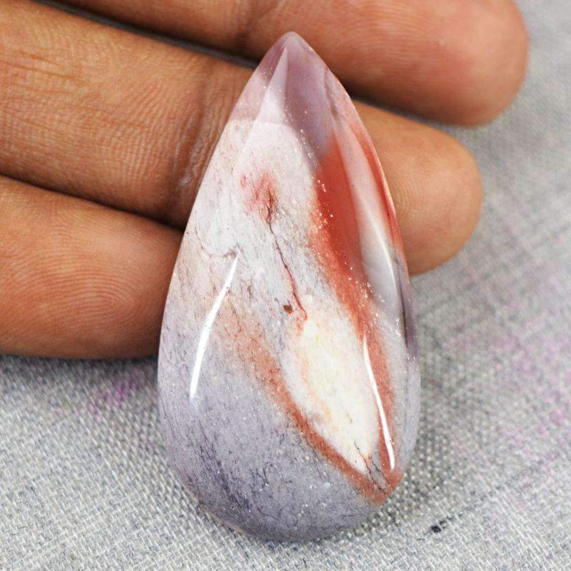 gemsmore:Natural Mookaite Gemstone Untreated Pear Shape