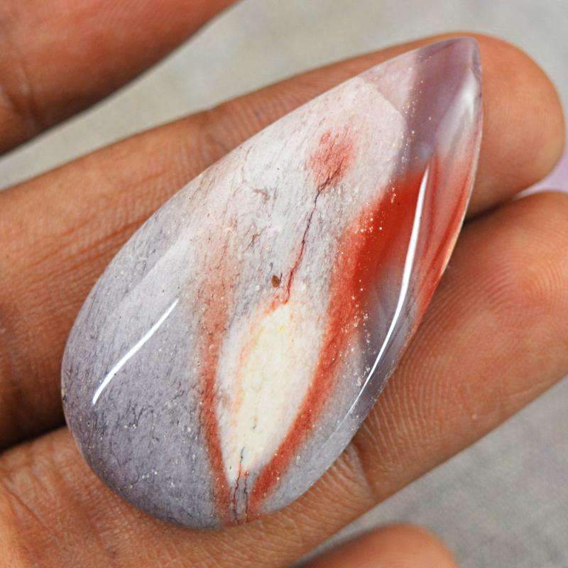 gemsmore:Natural Mookaite Gemstone Untreated Pear Shape