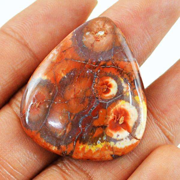 gemsmore:Natural Mookaite Pear shape Loose Gemstone