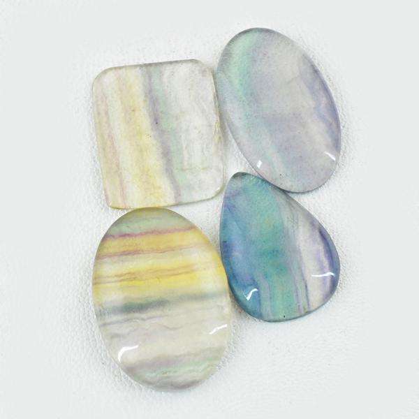 gemsmore:Natural Multicolor Fluorite Loose Gemstone Lot