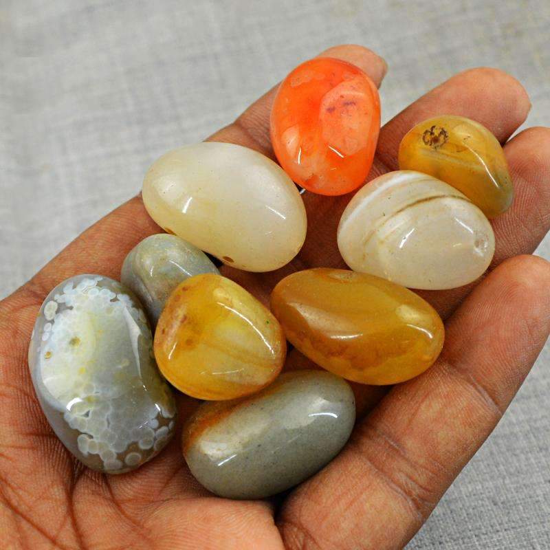 gemsmore:Natural Multicolor Multi Gemstone Beads Lot - Drilled