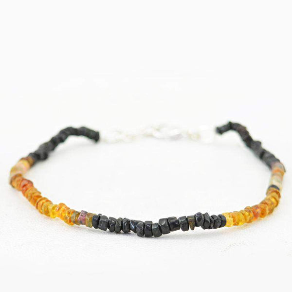 gemsmore:Natural Multicolor Watermelon Tourmaline Bracelet Faceted Beads
