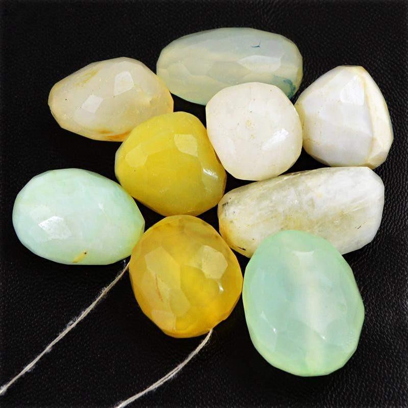gemsmore:Natural Mutlicolor Multi Gemstone Drilled Faceted Beads Lot