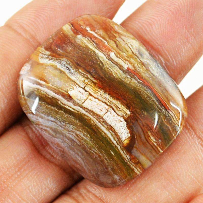 gemsmore:Natural Ocean Agate Gemstone - Loose Untreated