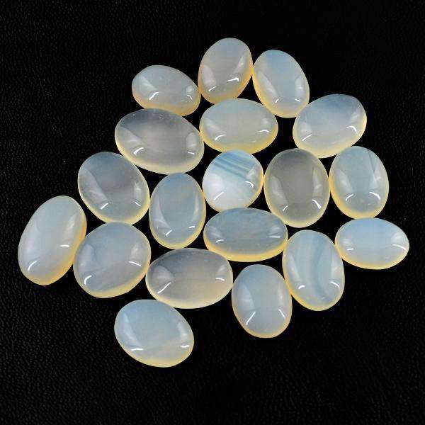 gemsmore:Natural Onyx Oval Shape Untreated Loose Gemstone Lot