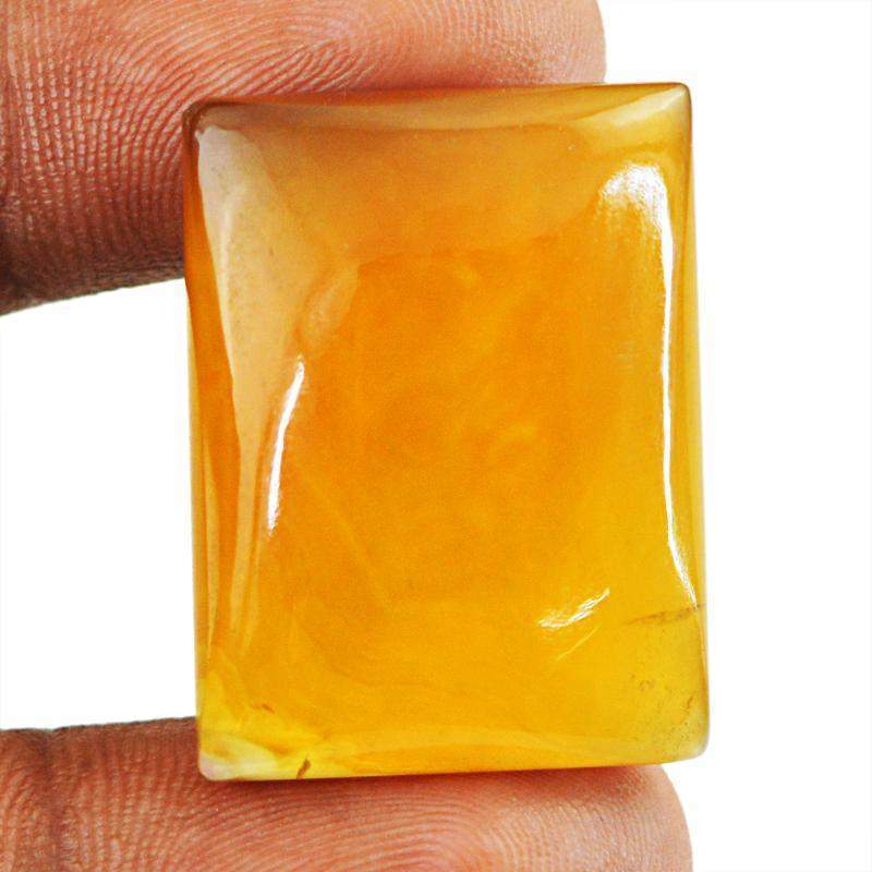 gemsmore:Natural Onyx Rectangular Shape Loose Gemstone