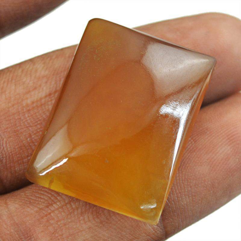 gemsmore:Natural Onyx Rectangular Shape Loose Gemstone