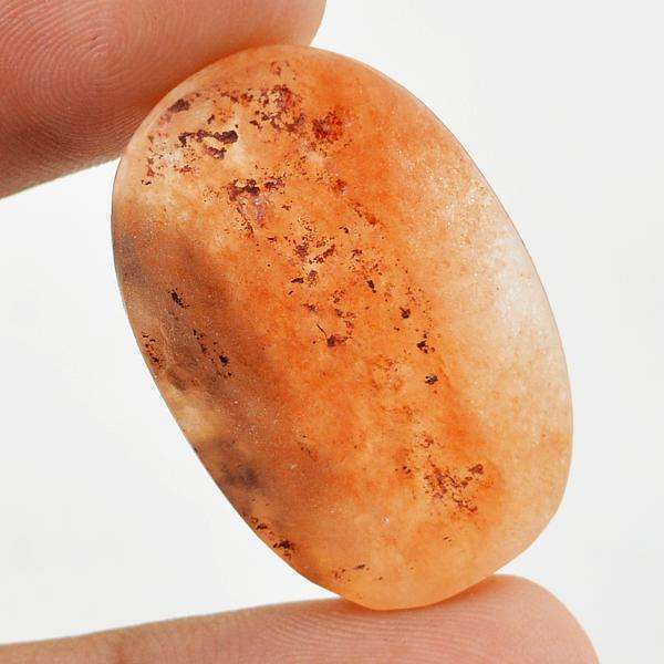 gemsmore:Natural Orange Aventurine Druzy Untreated Loose Gemstone