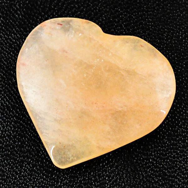 gemsmore:Natural Orange Aventurine Heart Shape Gemstone