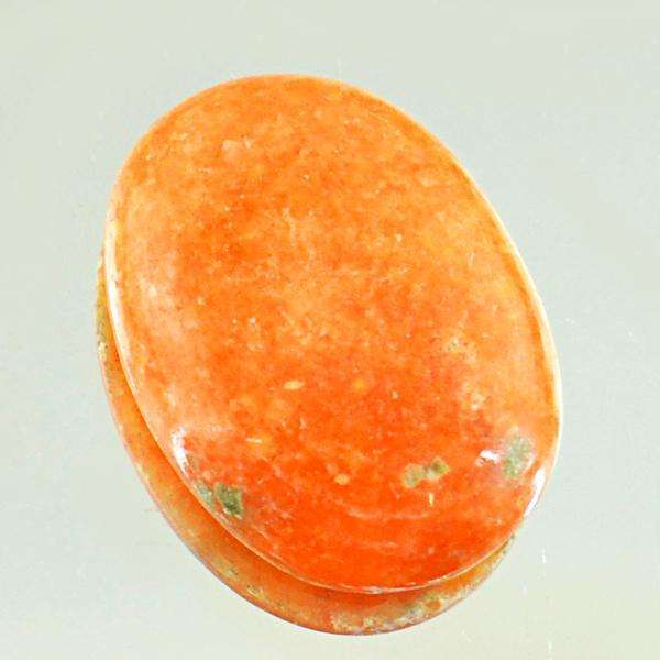 gemsmore:Natural Orange Aventurine Oval Shape Untreated Loose Gemstone