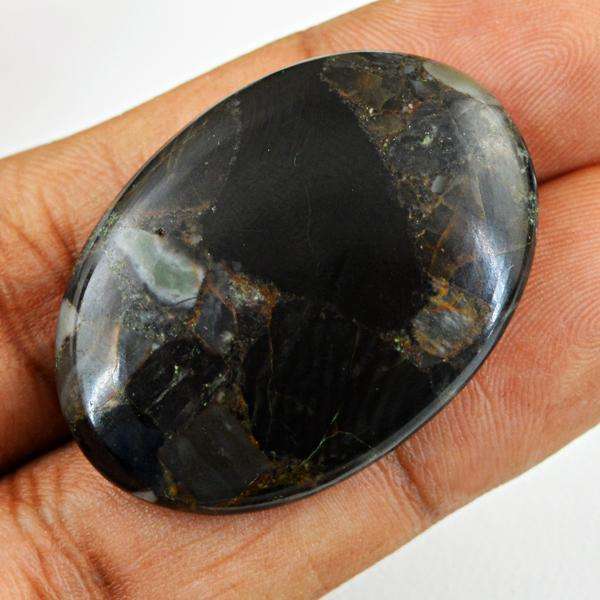 gemsmore:Natural Oval Shape Conglomerate Jasper Untreated Loose Gemstone