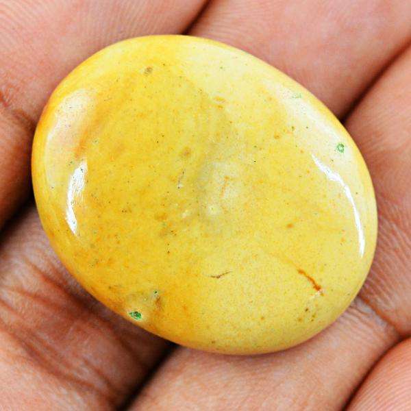 gemsmore:Natural Oval Shape Ocean Jasper Untreated Loose Gemstone