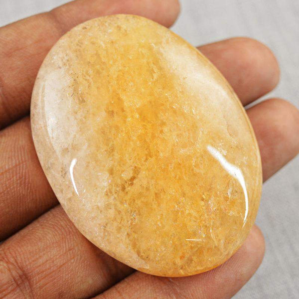 gemsmore:Natural Oval Shape Orange Aventurine Loose Gemstone