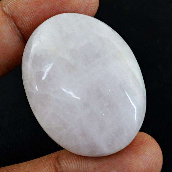 gemsmore:Natural Oval Shape Pink Rose Quartz  Untreated Loose Gemstone