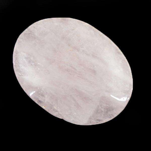gemsmore:Natural Oval Shape Pink Rose Quartz Untreated Loose Gemstone