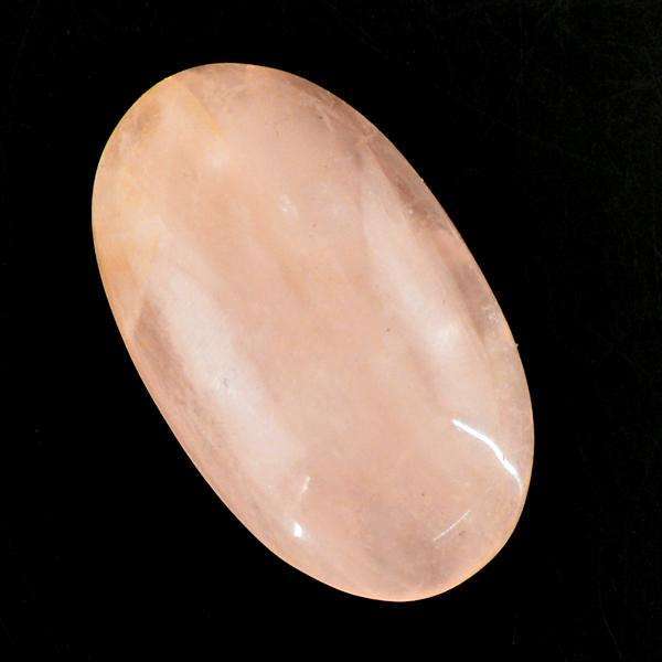 gemsmore:Natural Oval Shape Pink Rose Quartz Untreated Loose Gemstone