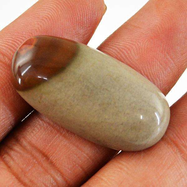 gemsmore:Natural Oval Shape Polygram Jasper Untreated Loose Gemstone