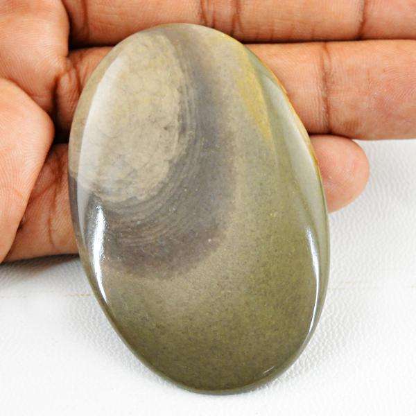 gemsmore:Natural Oval Shape Polygram Jasper Untreated Loose Gemstone