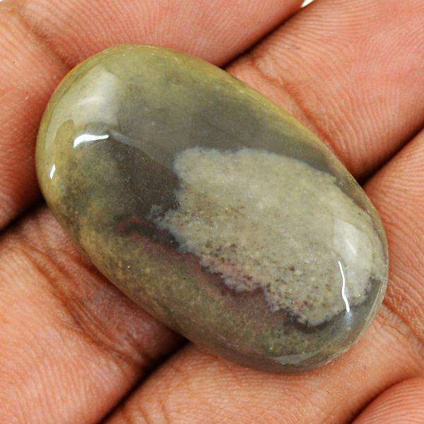 gemsmore:Natural Oval Shape Polygram Jasper Untreated Loose Gemstone