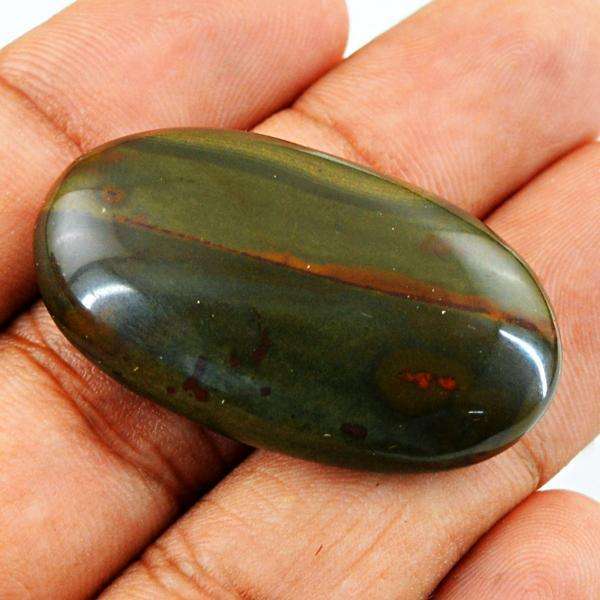gemsmore:Natural Oval Shape Polygram Jasper Untreated Loose Gemstone