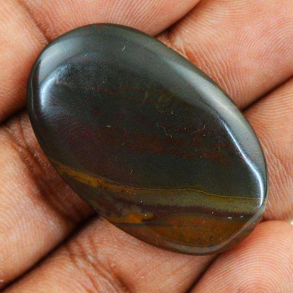 gemsmore:Natural Oval Shape Polygram Jasper Untreated Loose Gemstone