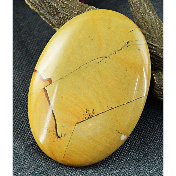 gemsmore:Natural Oval Shape Polygram Jasper Untreated Loose Gemstone