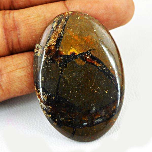gemsmore:Natural Oval Shape Septarian Agate Untreated Loose Gemstone