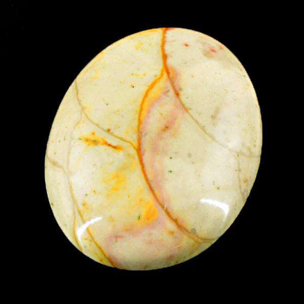 gemsmore:Natural Oval Shape Willow Creek Jasper Untreated Loose Gemstone