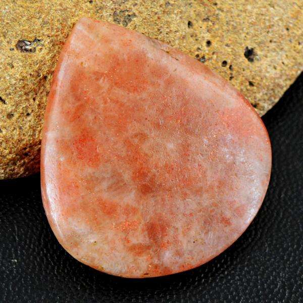 gemsmore:Natural Pear Shape Sunstone Untreated Loose Gemstone