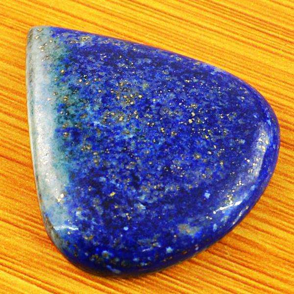 gemsmore:Natural Pear Shaped Blue Lapis Lazuli Untreated Loose Gemstone