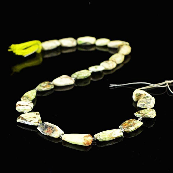 gemsmore:Natural Picasso Jasper Faceted Beads Strand