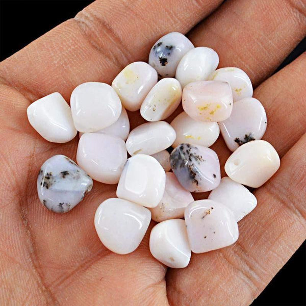 gemsmore:Natural Pink Australian Opal Beads Lot