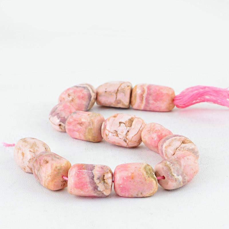 gemsmore:Natural Pink Australian Opal Beads Strand