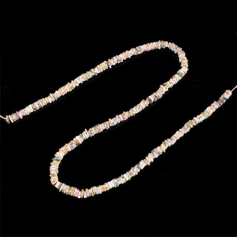 gemsmore:Natural Pink Australian Opal Drilled Beads Strand