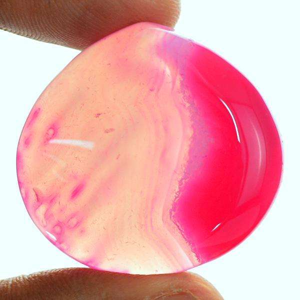 gemsmore:Natural Pink Onyx Untreated Loose Gemstone