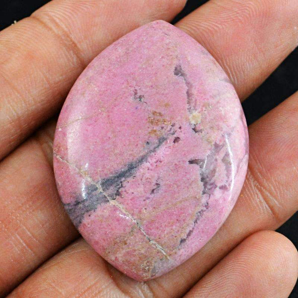 gemsmore:Natural Pink Rhodonite Gemstone - Loose Unheated