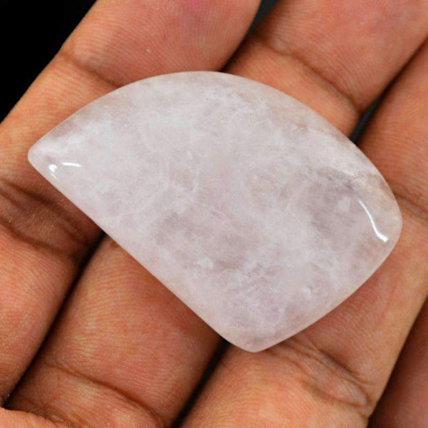 gemsmore:Natural Pink Rose Quartz Gemstone Loose Unheated