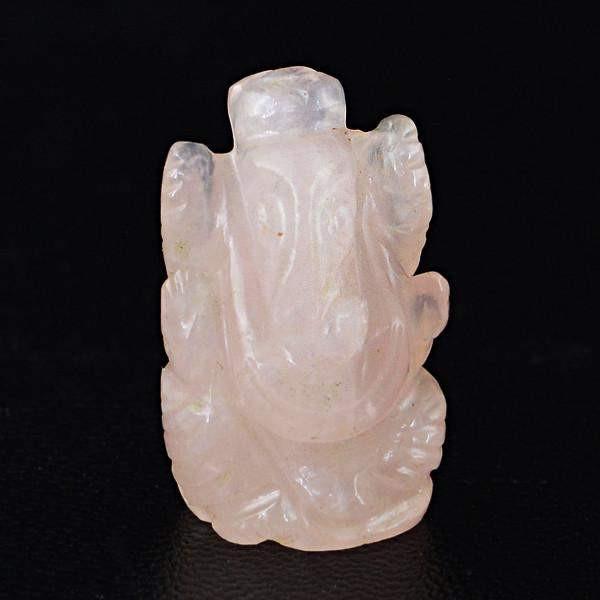 gemsmore:Natural Pink Rose Quartz Hand Carved Gemstone