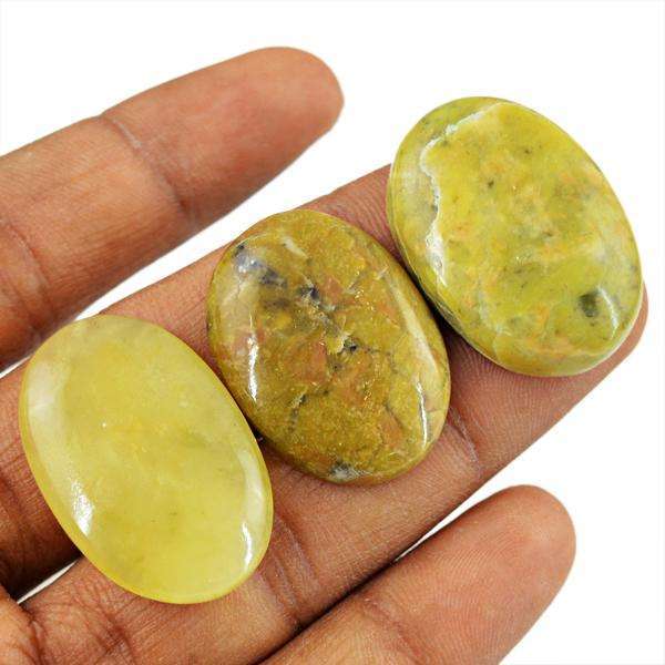 gemsmore:Natural Plum Agate Oval Shape Loose Gemstone Lot