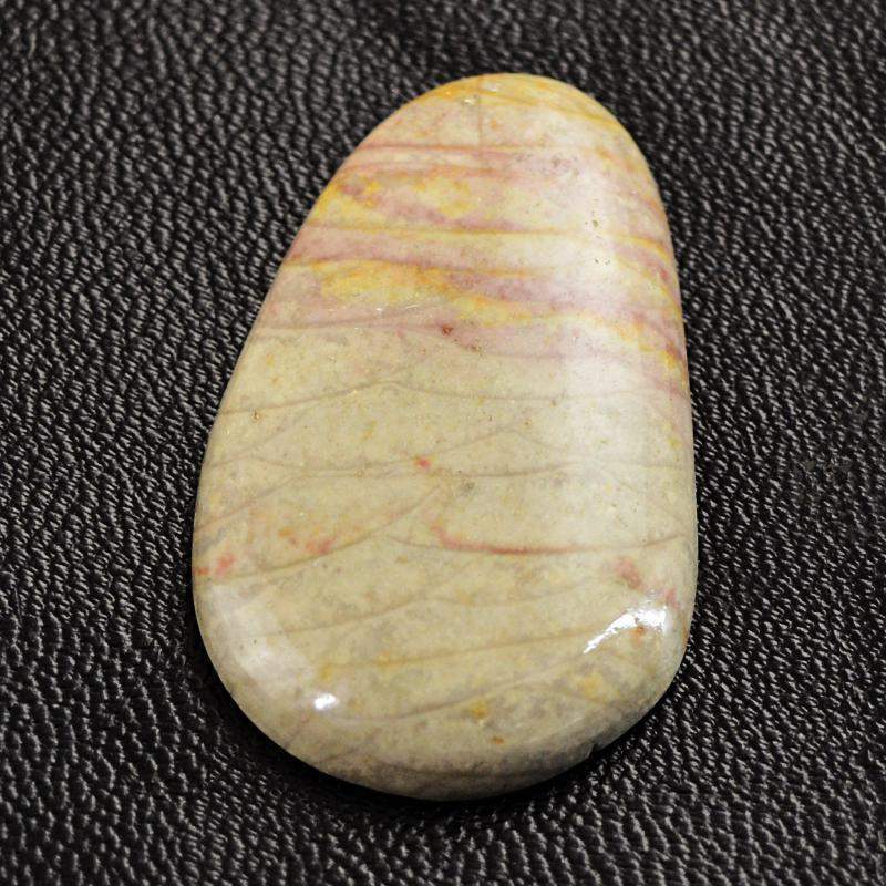 gemsmore:Natural Polygram Jasper Pear Shape Gemstone